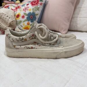 Vans Floral Cream Sneakers
